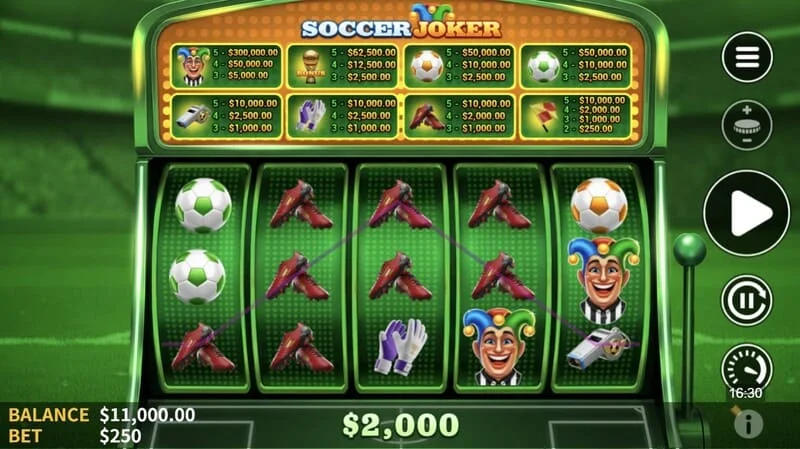 Soccer Joker - dobitna kombinacija na valjcima